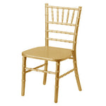 Gold chair with a white background