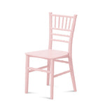 Pink chair on a white background